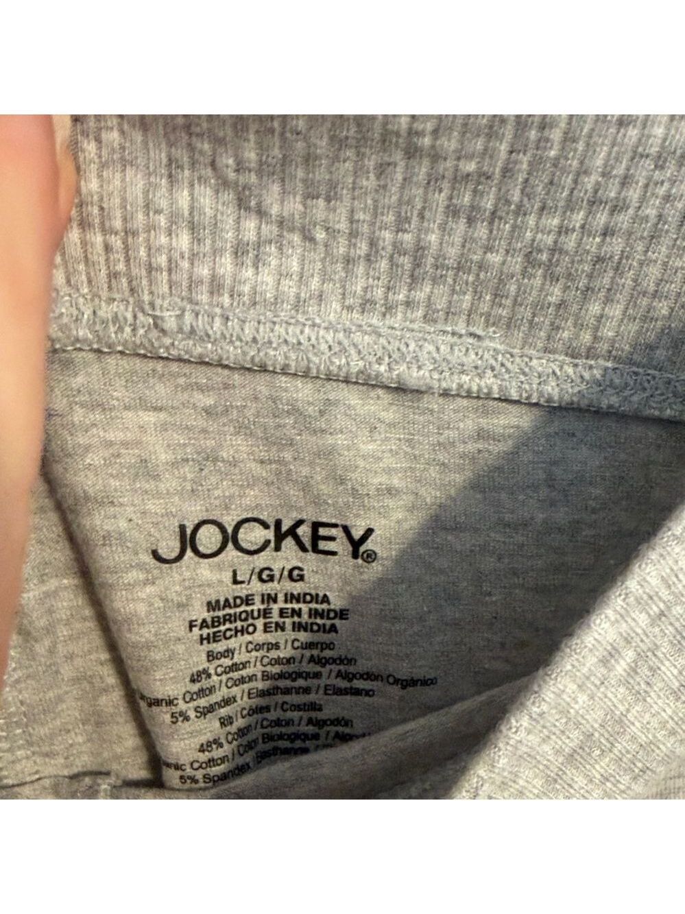 Jockey Heather Gray Wide Leg Lounge Pants Size L - Picture 3 of 3